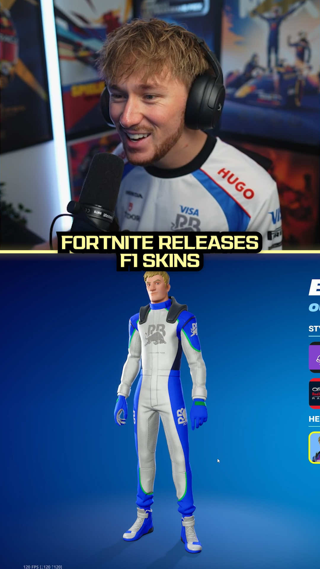 Thoughts on Fortnite’s F1 skins? 🤔 #F1 #Formula1 #Fortnite #Ponden