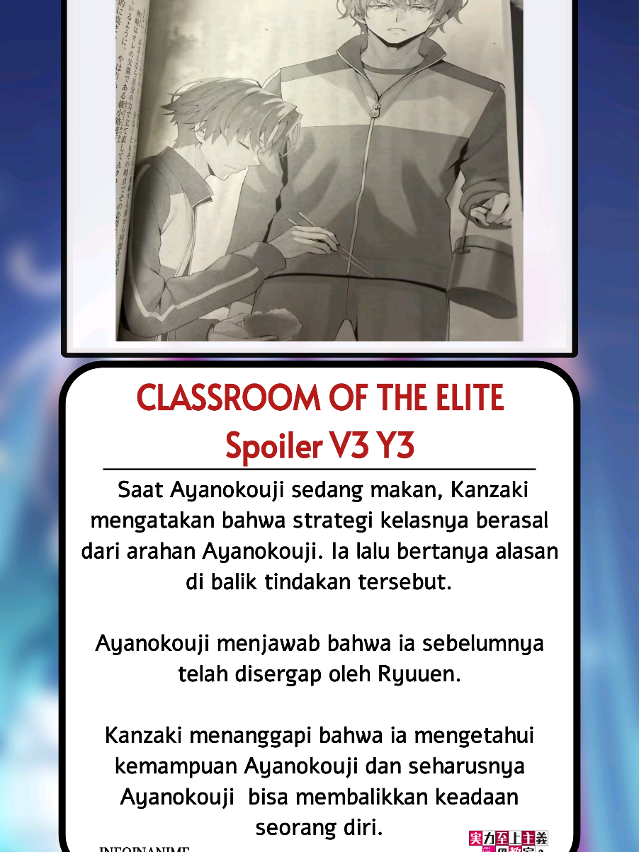 Ngegendong kelas Ichi dan kelasnya top 1,2 #classroomoftheelitev3y3 #classroomoftheelite #ayanokoujikiyotaka #horikitasuzune 