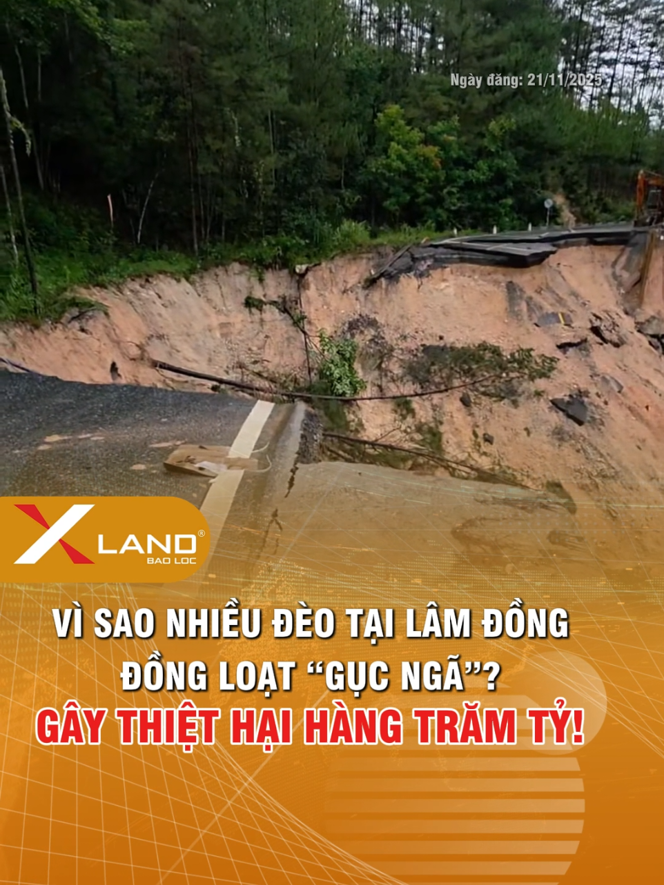 Vì sao nhiều đèo tại Lâm Đồng đồng lạt gục ngã? gây thiệt hại hàng trăm tỷ đồng... #xland #lamdong #xuhuong #tintuc #lu 