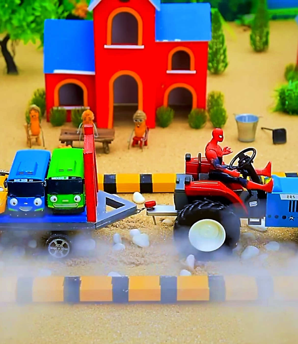 DIY Mini Truck Builds Brick  #MetalRailingBridge #FunConstruction #ScienceProjectWatch #aswebring #engineering 