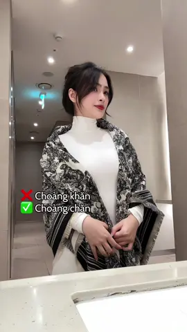 Mùa này phải choàng hẳn cái này mới đủ đô  #emsocday #khanchoang #khanda #khanchoangmuadong #khanchoangsangchanh 