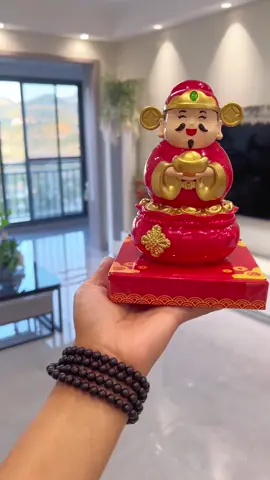 Thần Tài may mắn để bàn decor Tết #tet2026 #decortet #trangtritet #thantai #ongthantai