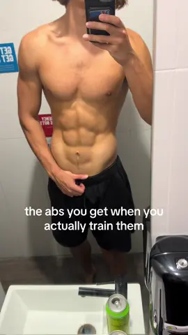 train your abs  #abs #6pack #lean #GymTok 