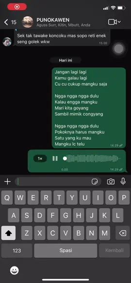 Ngga mangku? Ngga dulu 🫣 #punokawen #grupwhatsaap #chatwhatsapp #vnwa #vnlucu