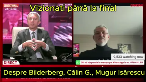 Despre Bilderberg, Călin G., Mugur Isărescu ...