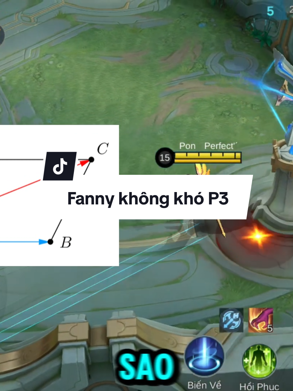 Fanny không khó P3 (Chú ý: video dài 3') #MLBB #WinWithMLBB #fanny 