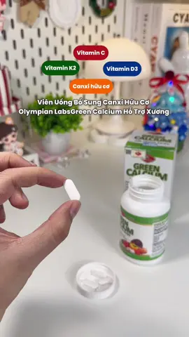 Viên uống canxi hữu cơ hỗ trợ cho xương #GreenCalcium #CanxiHuuCo #CanxiMat #CanxiBau #CanxiNhapMy