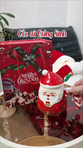 Cốc sứ đẹp quá làm quà tặng Noel quá hợp lý 🎁🎄☃ #mekemdaily #cocsunoel #noel #quatangnoel #noel2026 