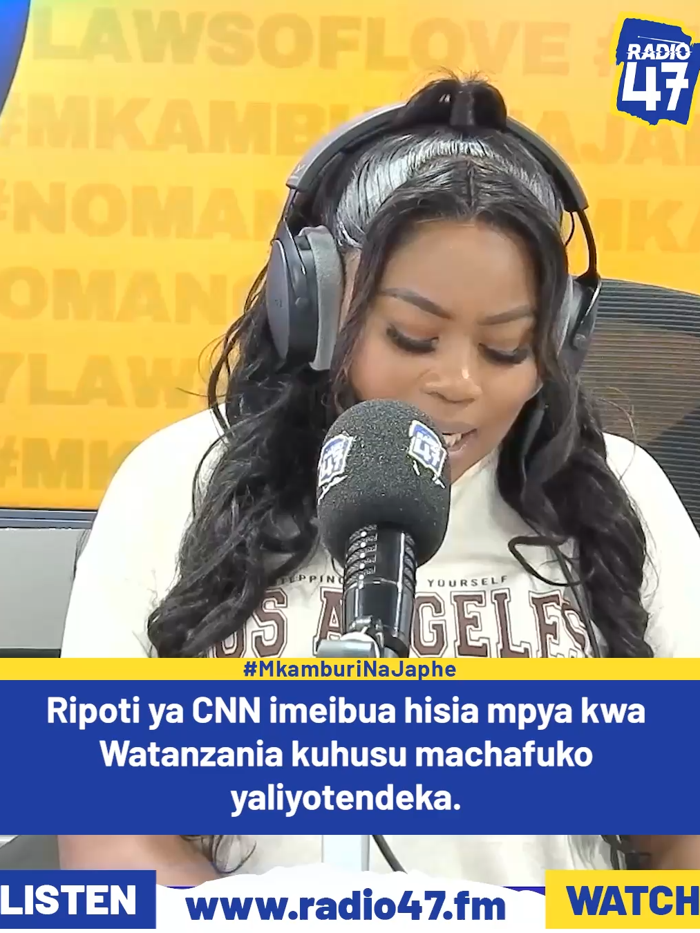 CNN yafichiua machafuko yaliyofanyika siku ya uchaguzi Tanzania. Follow us on: Watch us live: www.radio47.fm Join WhatsApp channel: https://rb.gy/iwp64y WhatsApp No: 0719 739487 X: @radio47_Kenya: x.com/Radio47_Kenya Facebook: https://igit.me/lMsI3 TikTok: https://igit.me/wHdwb Instagram: https://igit.me/x07C7                                                                                                                                                                                                                                                   #HapaNdipo
