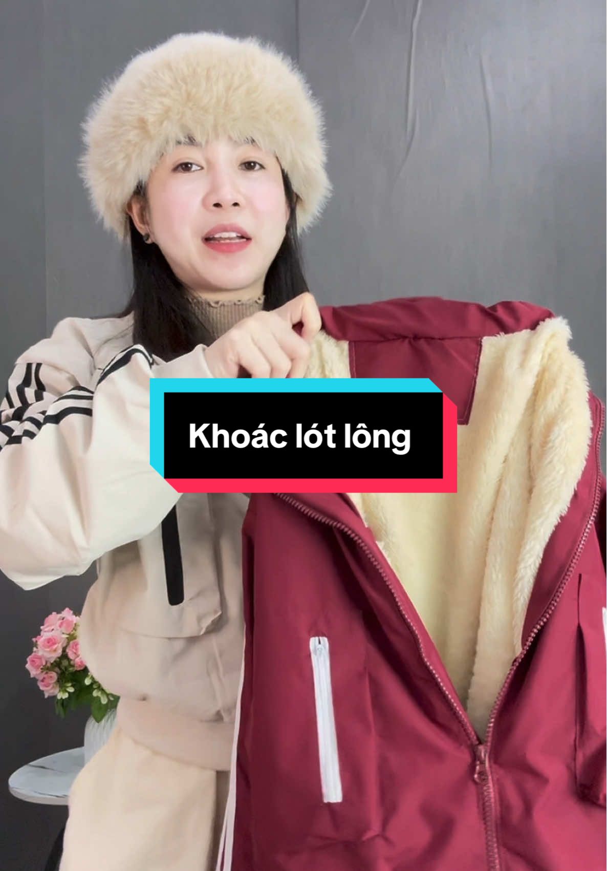 Khoác gió lót lông xịn nha #aokhoacgiolotlong #cungtamsando #thoitrangnu 