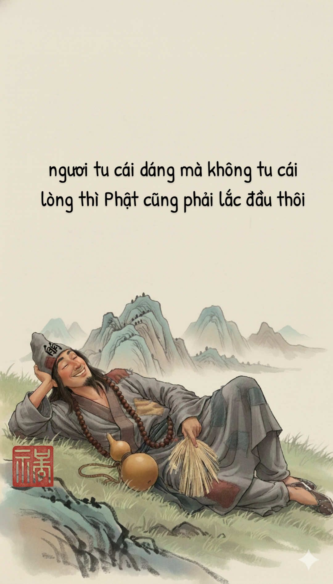 ngươi tu cái dáng mà không tu cái lòng thì Phật cũng phải lắc đầu thôi #xuhuong #tedientritue #tecong #phatphapnhiemmau #tecongtritue 