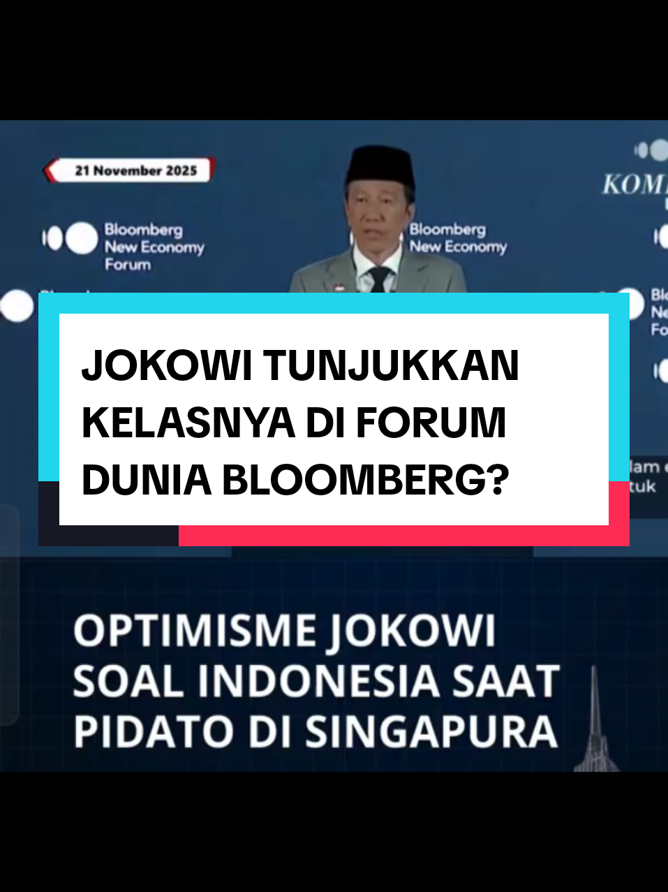 JOKOWI TUNJUKKAN KELASNYA PIDATO DI FORUM EKONOMI BLOOMBERQ? #santai #vyp #virall #populer #jokowi 