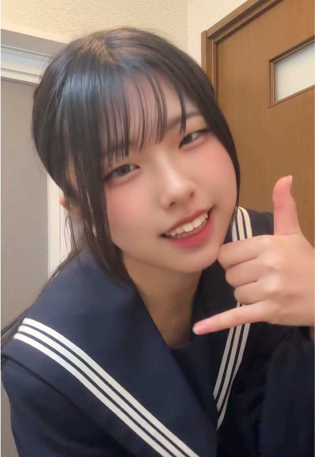 どう考えても顔が丸くなった #07 #ljk #一重女子 #ポニーテール #fyp 