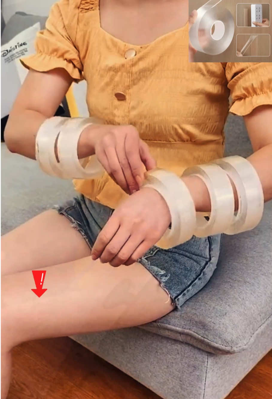 Transparent double-sided nano .#fyp #goodthing #foryou #tools #tiktokshop 