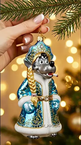 Вечная погоня теперь и на елке! 🎄✨ Признавайтесь честно, за кого болели в детстве: за Волка или за Зайца? 👇 Я всегда был за Волка, его было жалко! 😄 #елочныеукрашения #нупогоди #волк #заяц #новыйгод  