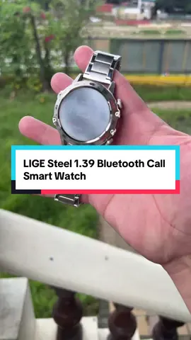 LIGE Steel 1.39 Bluetooth Call Smart Watch for men #foryou #bestgift #smartwatch #christmasgiftideas 