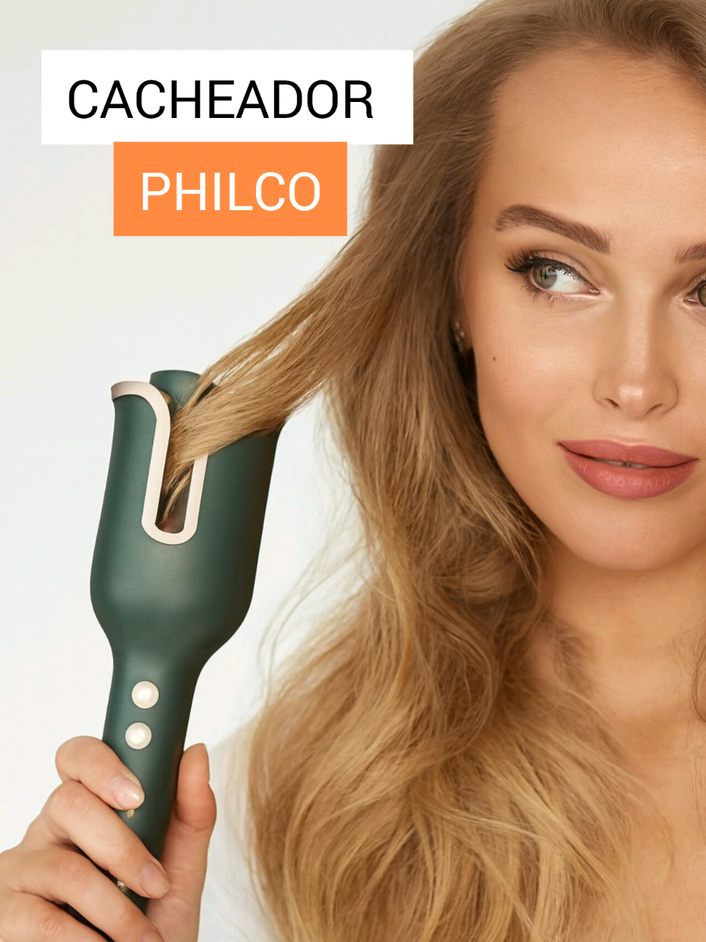 Modelador de cachos Philco. Cachos perfeitos em segundos, sem esforço! O Cacheador Philco 25mm Rotação Automática Bivolt PEC16VD é praticidade, estilo e resultado profissional direto na sua casa. 💁‍♀️🔥   #CacheadorPhilco #BelezaEmCasa #CachosPerfeitos #achadinhos 