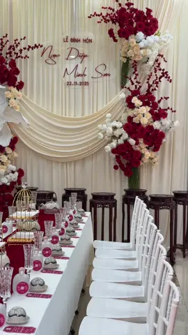 Demo trước lễ đính hôn của dâu xinh nhà LỤA 🥰🥰💕 #decor_tư_gia #wedding_decor #luadecor #lễ_ăn_hỏi #luawedding 