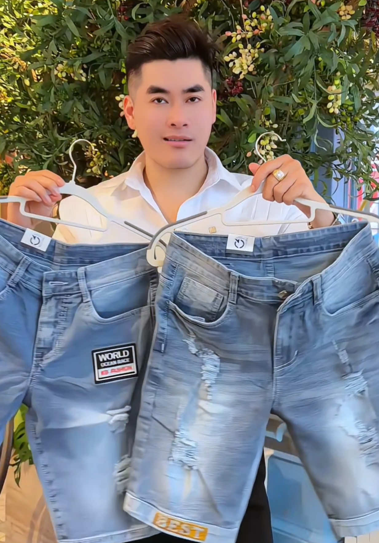 COMBO 2 Quần Short Jeans nam #quanjeannam 