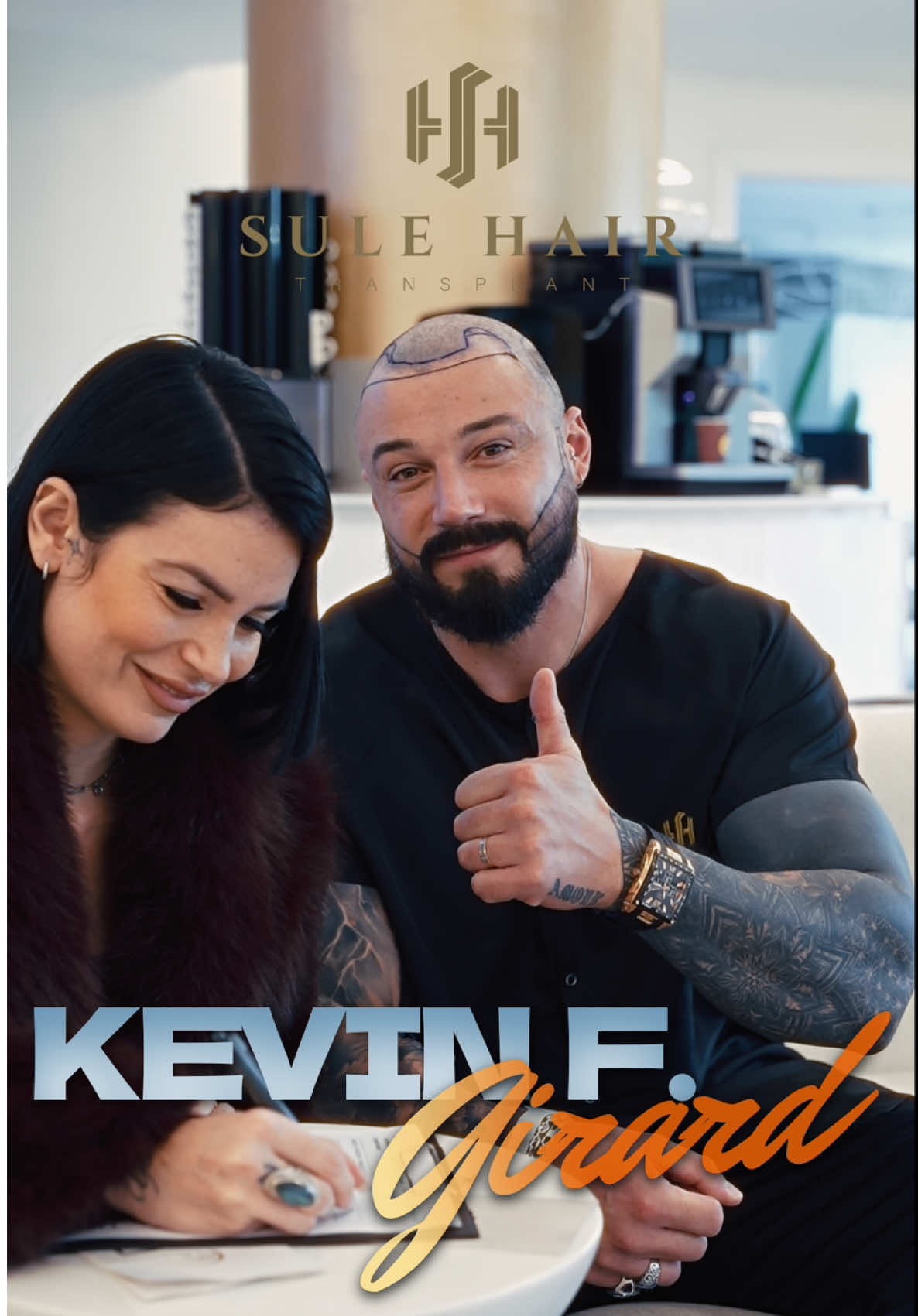 Mr. Girard came from the France to have a hair transplant operation. Let's watch the operation process. #hairtransplant #hairtransplantation #saçekimi #dhi #stemcell                       