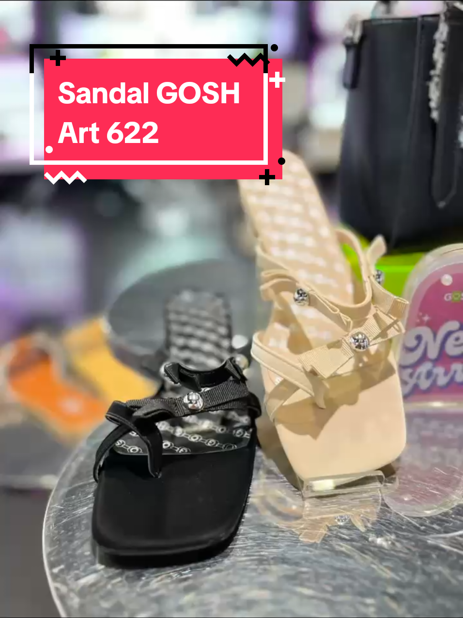 Sandal GOSH - “Nggak cuma cantik—nyamannya bikin nagih.” #gosh #sandalgosh #goshoriginal #brandedbagsbjm #sandalempuk 