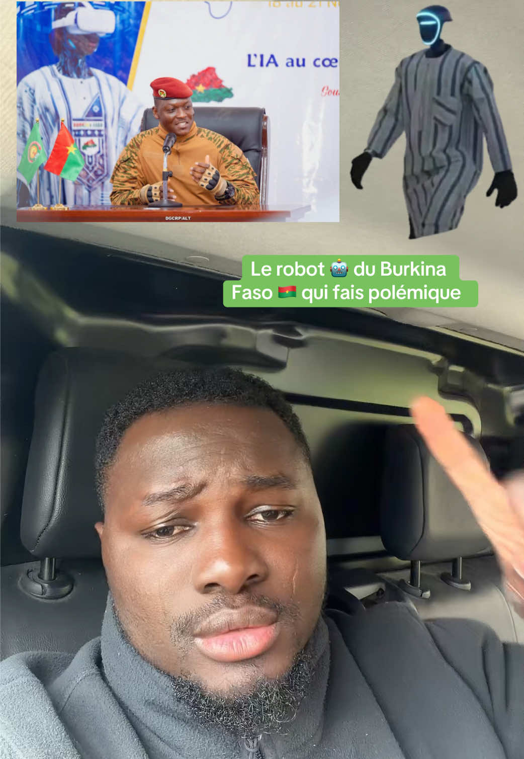 Le robot 🤖 du Burkina Faso 🇧🇫 qui fais polémique #burkinafaso🇧🇫 #cotedivoiretiktok🇨🇮 