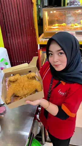1 ekornya kakak! 🔥 #fyp #lazattochicken #lazattosatuekor 