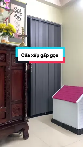 Cửa xếp lá nhôm cho nhà anh chị nào ko có diện tích #AQuanSG #váchngănlạnh #remcua #Vlog 