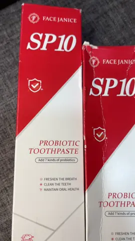 SP10 Probiotic Toothpaste—A gentle, plant-based toothpaste that helps brighten teeth, freshen breath, and support daily oral care. #facejanice  #sp10toothpaste  #probiotictoothpaste  #whiteningtoothpaste  #toothpaste 