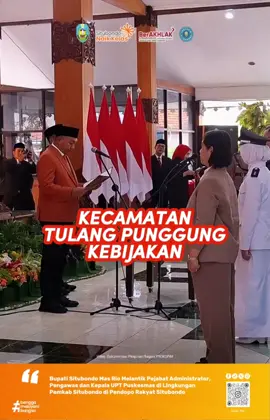 BUPATI SITUBONDO MAS RIO MELANTIK PEJABAT ADMISNISTRATOR, PENGAWAS DAN KEPALA UPT PUSKESMAS DI LINGKUNGAN PEMKAB SITUBONDO, BERTEMPAT DI PENDOPO RAKYAT SITUBONDO. #masrio #bupatisitubondo #situbondonaikkelas #situbondo #prokopimsitubondo 