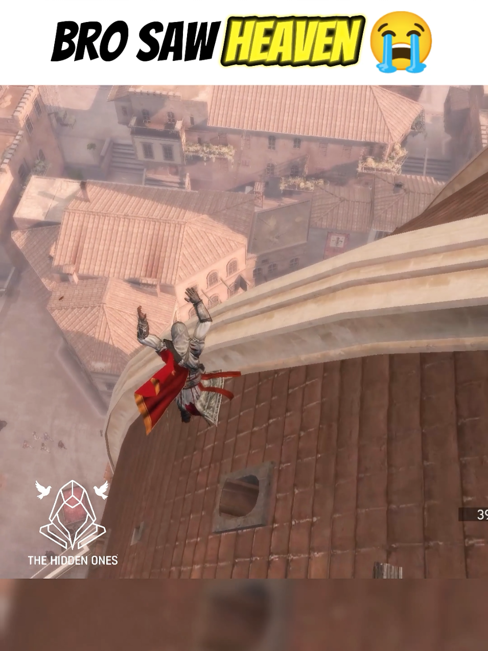 Ezio saw heaven for a moment 😭 #assassinscreed #gaming #fyp #ubisoft #memes