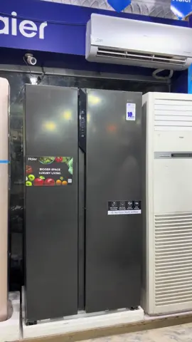 Haier Refrigerator SBS Model 622IBS #HaierInspiredLiving #HaierStore #HaierPakistan #CityElectronics #basement 