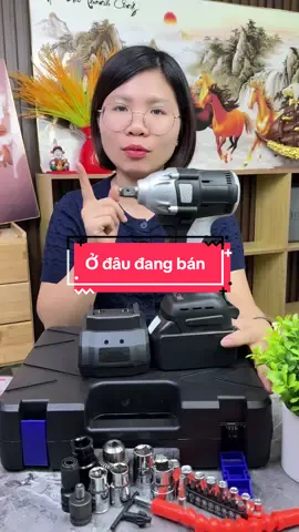 Máy siết bu lông kèm phụ kiện #hangxinhtuoi #maysietbulong 