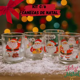 Dê uma olhada em Kit com 6 Canecas Natalinas  Xicara Natal Presente Jogo de Chá Café Estampas Variadas por R$49,90. Compre na Shopee agora! https://s.shopee.com.br/9AGykkjTBq