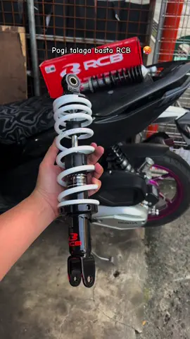 RCB Rear shock absorber for Click, Mio, Beat, Aerox, Nmax #rcb #rcbshock #rearshock #shockabsorber #rearshockabsorber 