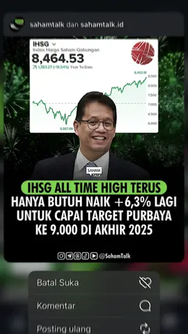 dengan double P effect - Purbaya & Prajogo IHSG 9000 yuk #saham #pasarmodal #idx #fyp #purbaya 