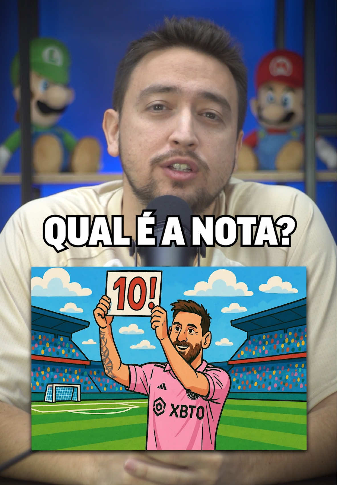 QUAL É A NOTA DO FUTEBOL? #trivia #futebol #messi #curiosidades