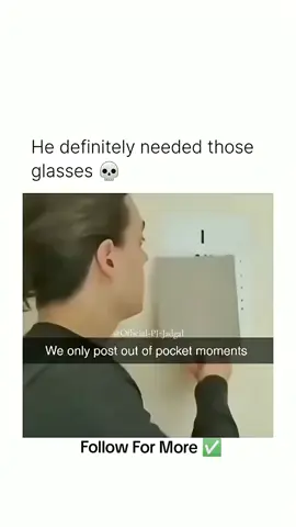He definitely needed those glasses 😁#meme #funny #foryou #haha #movie 