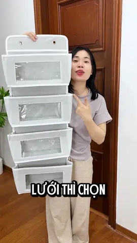 Túi để đồ treo tường lấy đồ vừa dễ vừa tiện. #tuiluutru #tuiluoidungdo #tuitreodolot