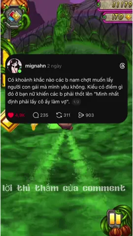 Có khoảnh khắc nào các b nam chợt muốn lấy người con gái mà mình yêu không. Kiểu có điểm gì đó ở bạn nữ khiến các b phải thốt lên 