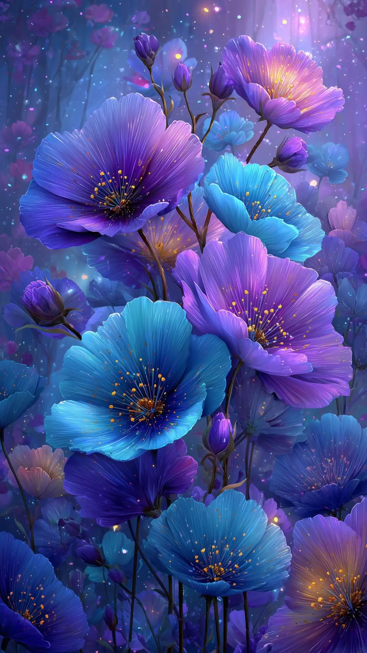 #nature #art #flowers #wallpaper #blue 