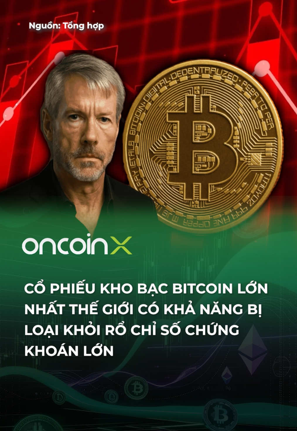 Điều lo lắng nhất của các kho bạc tiền số chính là khi giá sập sâu 🥶 #oncoinx #bitcoin #btc #strategy #michaelsaylor #khobac 
