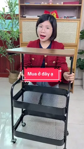 Kệ 3 tậng có bánh xe #donghothongminh #ke3tangcobanhxe 