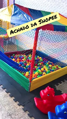 Kit Cama Elástica 2,30 + Piscina De Bolinhas 1,50m + 500 Bolinhas + Escorregador Médio + Gangorra 1 Lugar LINK NO COMENTÁRIO  ##camaelastica##piscinadebolinha##gangorra##shopee##ferias