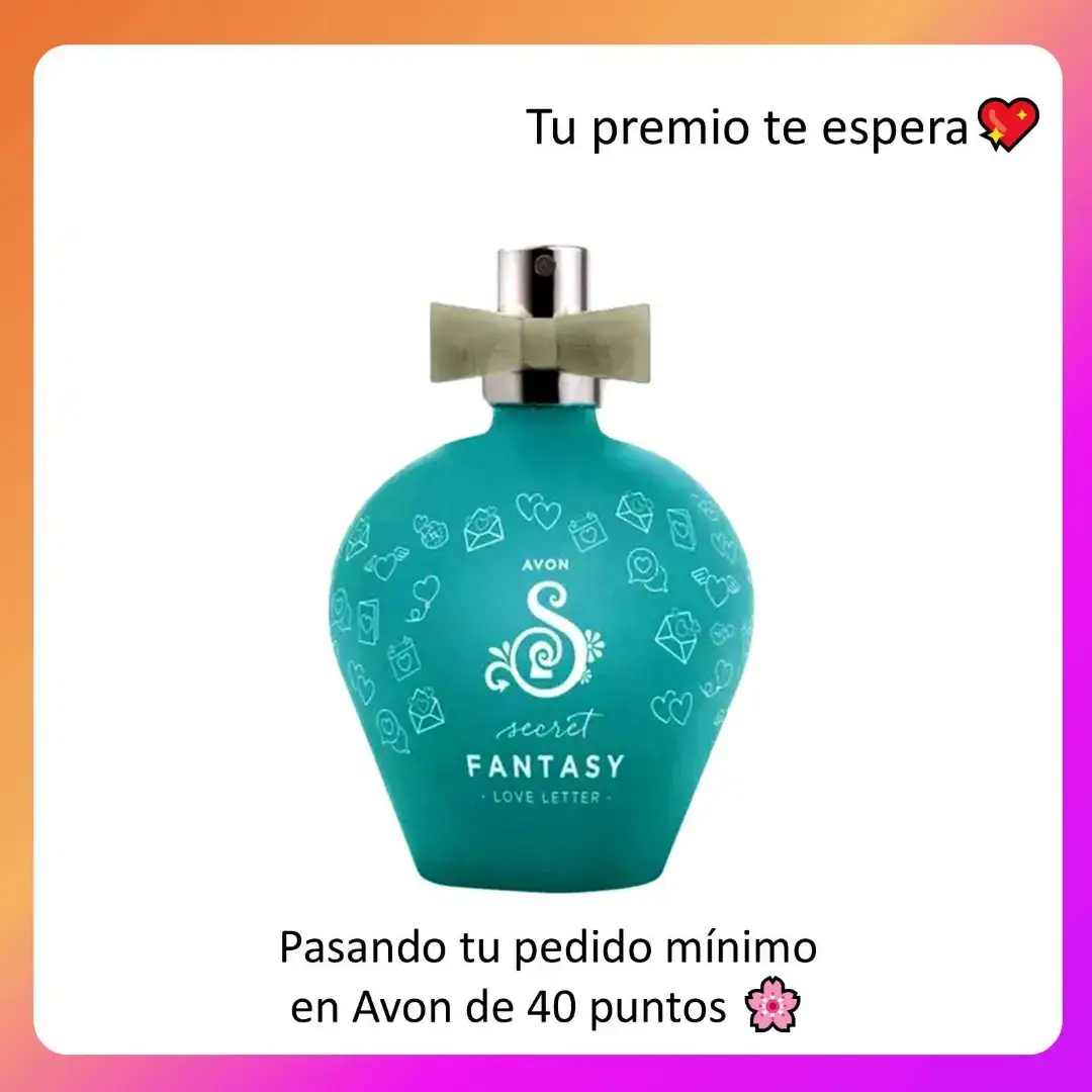 🎄🛍️ INSCRIPCIONES PARA AVON Y NATURA EN LIMA METROPOLITANA Y CIENEGUILLA 🤗🎁 🎁✨ ¡Este ciclo viene con regalo, consultora!  Por pasar 40 puntos en Avon, llévate gratis el perfume Secret Fantasy Love Letter 💌 Un aroma que inspira, enamora y te impulsa a seguir creciendo en tus ventas. 💪  📖 Revisa tu Folleto Insuperables y aprovecha esta promoción exclusiva del Ciclo 18. 🌸  ✅MAYOR INFORMACIÓN AL WHATSAPP:  987✨416✨757  #SecretFantasy #AvonPerú #ConsultorasQueInspiran #FolletoInsuperables #Ciclo18 