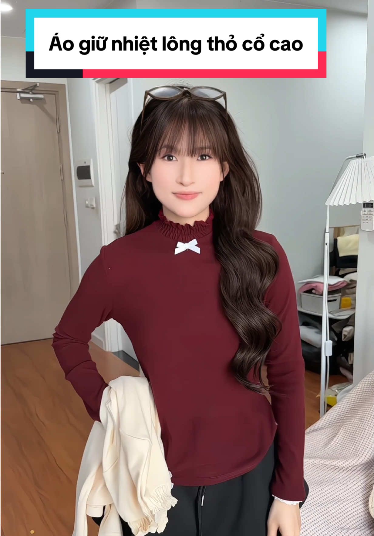 Áo giữ nhiệt lông thỏ cổ cao #giunhiet #aolongtho #giunhietlongtho 