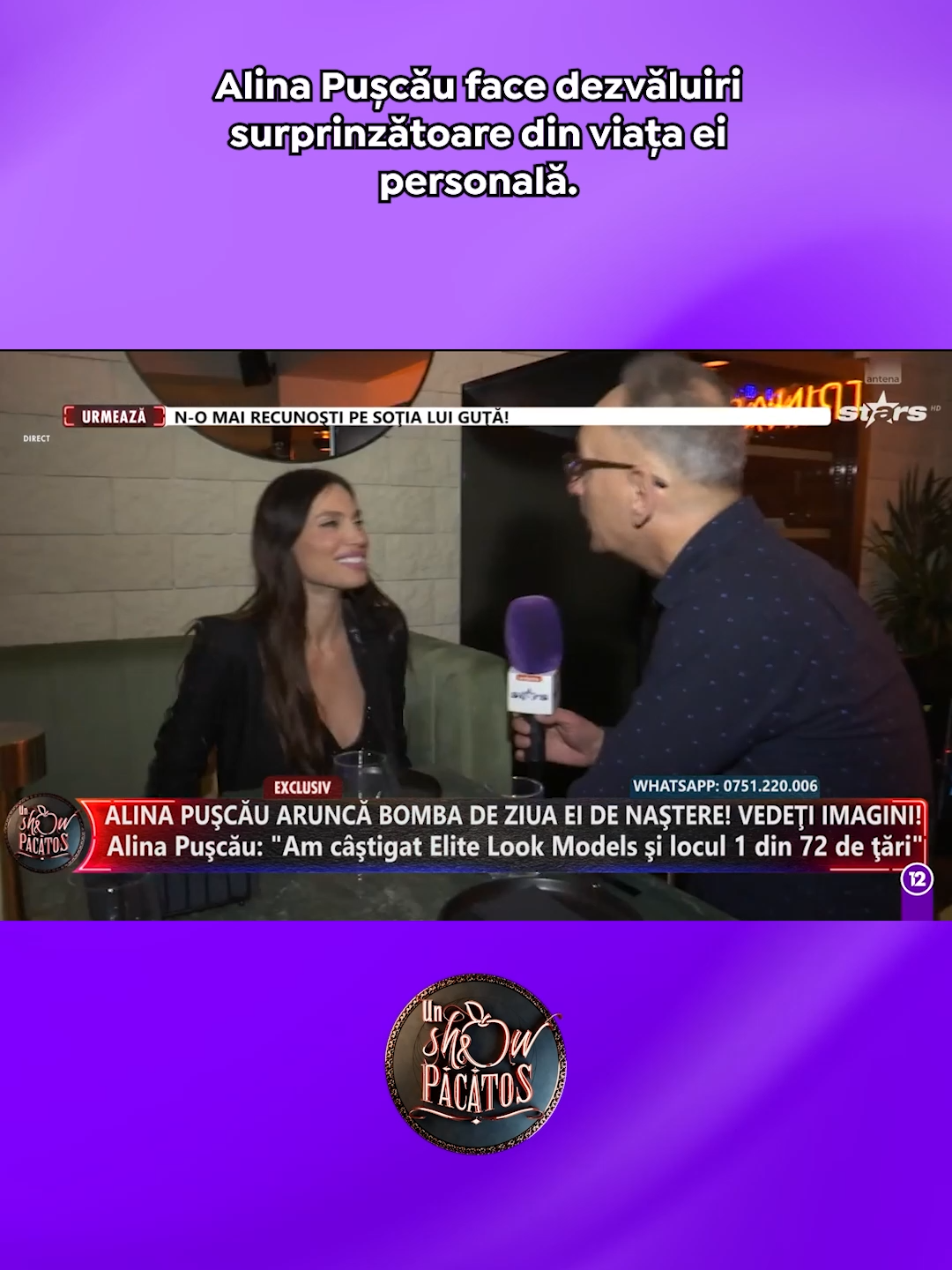 Alina Pușcău vine cu dezvăluiri din viața ei personală — de la parcursul impresionant în cariera de model, la povești despre iubire, prietenie și echilibrul pe care l-a găsit prin spiritualitate. #antenastars #unshowpacatos #fyp #viral