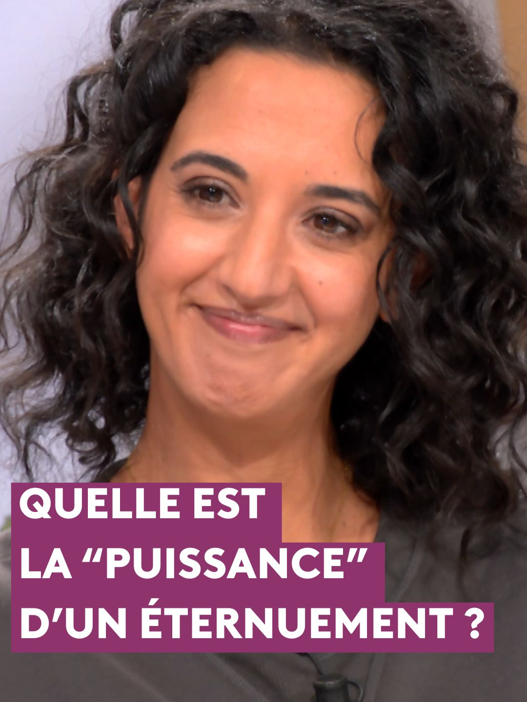 Savez-vous quelle est la puissance d'un éternuement ? À quelle vitesse et à quelle distance partent les gouttelettes ? 👉 Rym Ben Ameur s'est penchée sur la question !