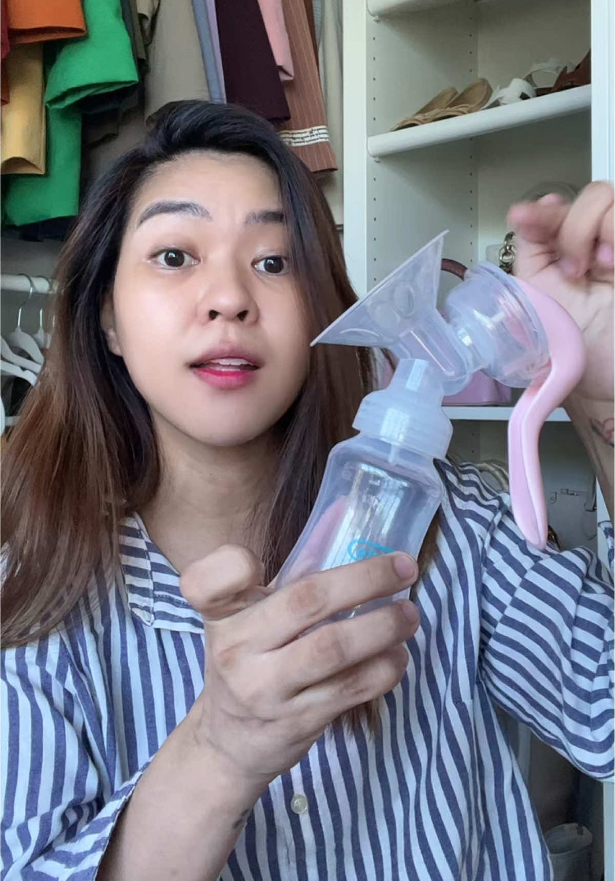 Manual pump reco 💕 #manualbreastpump🙌 #breastpump #breastfeedingmom 