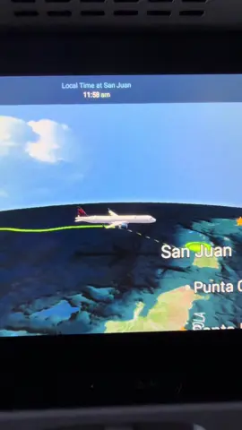 Seated on Delta, headed straight to San Juan, Puerto Rico — and that excitement hits when you check the flight info. Less than 30 minutes to go. We’re slicing through the sky at 500+ miles per hour, and every minute feels closer to home… the warmth, the food, the island breeze. Nothing like that rush when Puerto Rico is just below the clouds, waiting. #DeltaAirlines #PuertoRico #SanJuan #TravelTikTok #airplane 